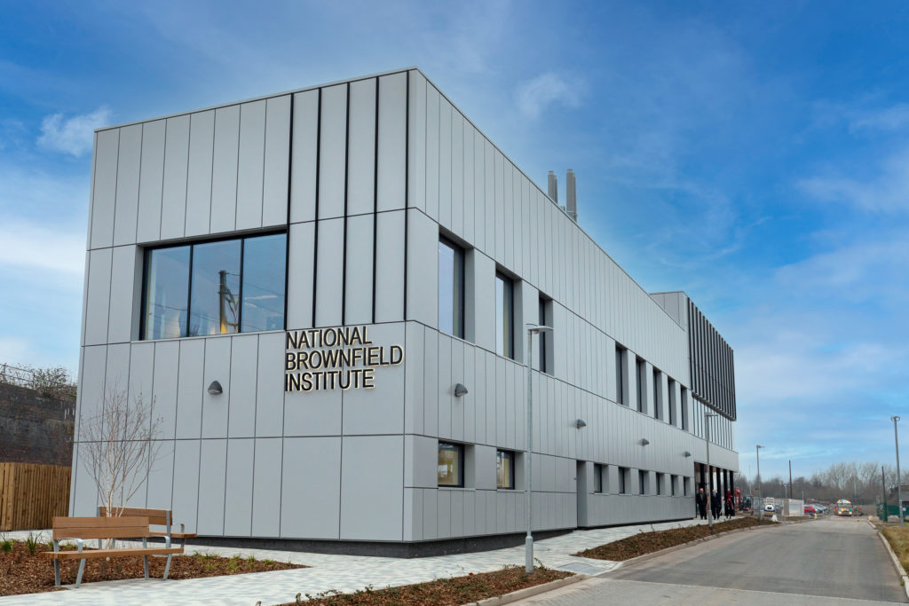The building of the National Brownfield Institute where a PFAS conference is being held.